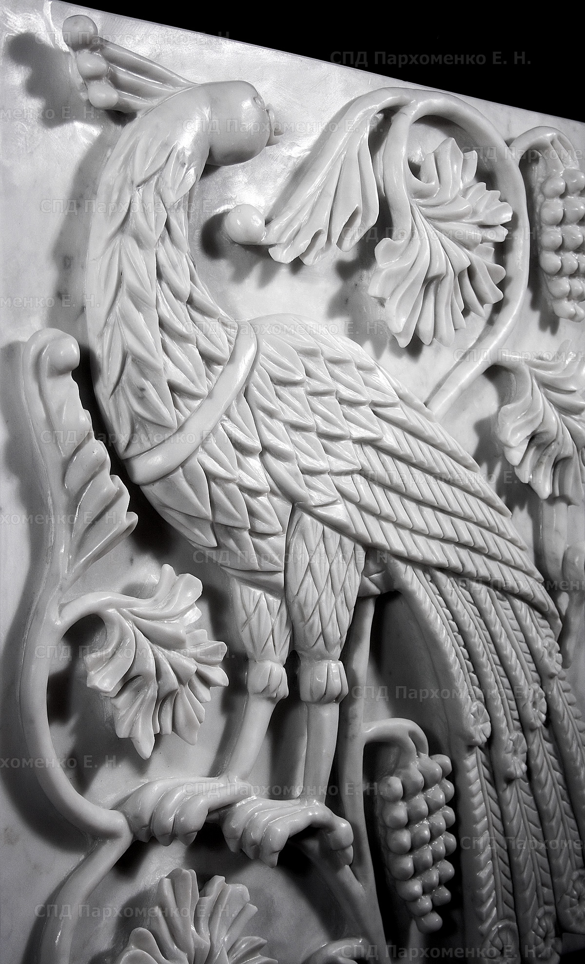 Барельеф из мрамора