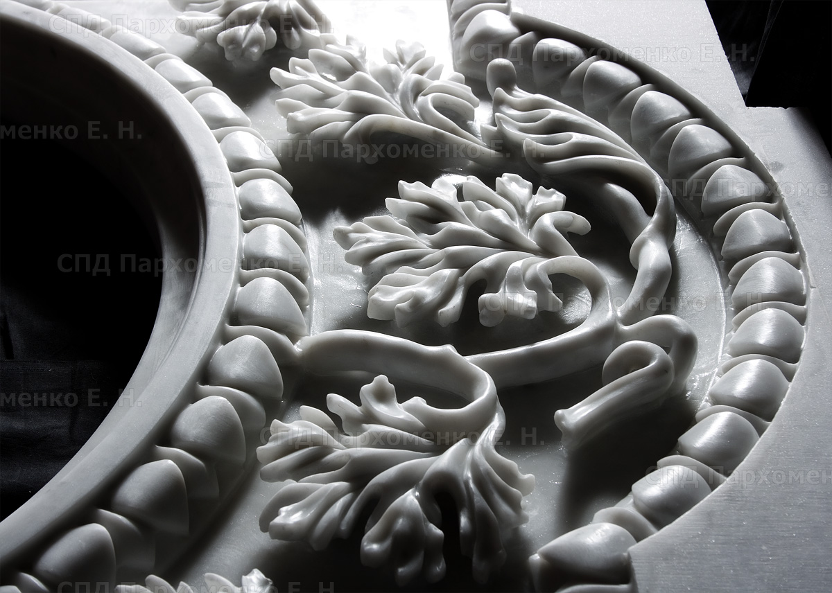 Архитектурный орнамент из мрамора