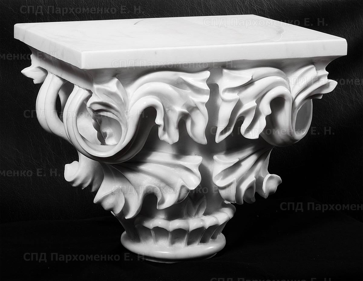 Капители для колонны из мрамора