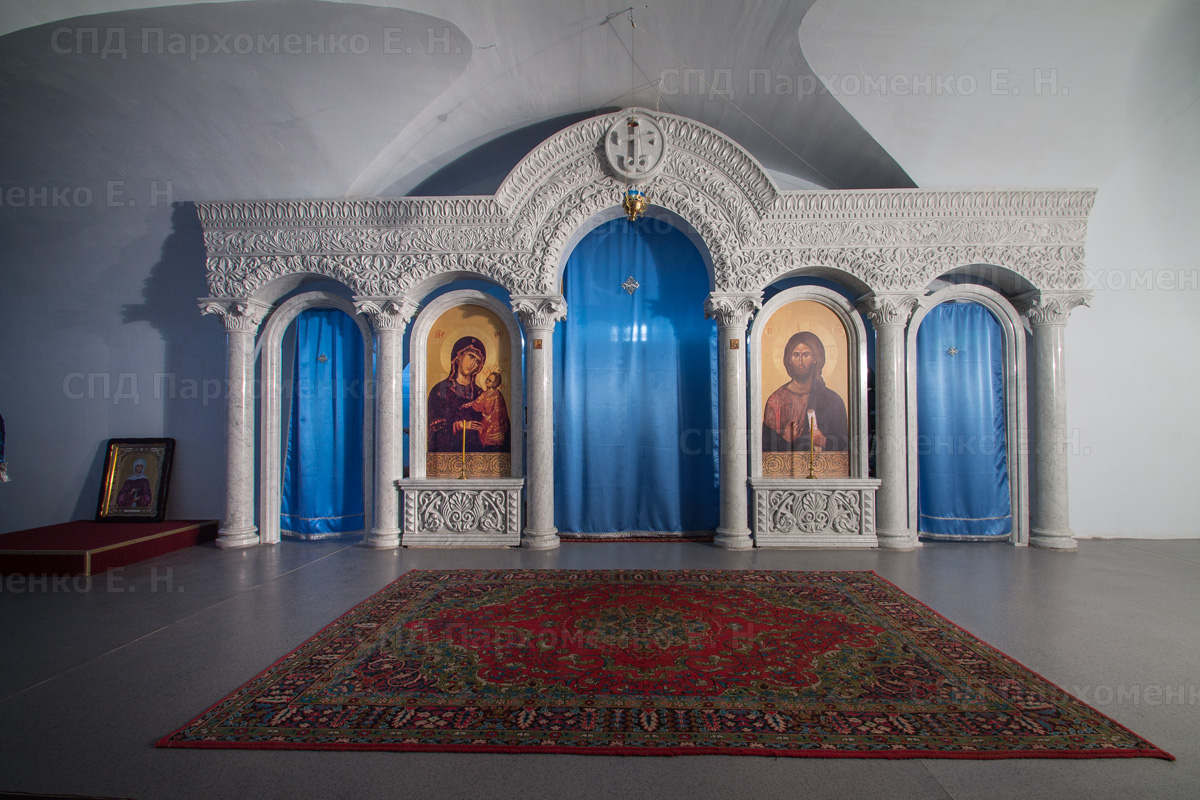 Иконостас из мрамора в Днепропетровске
