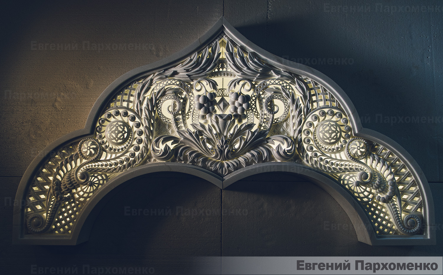 Современная резьба по мрамору Тассос для храма