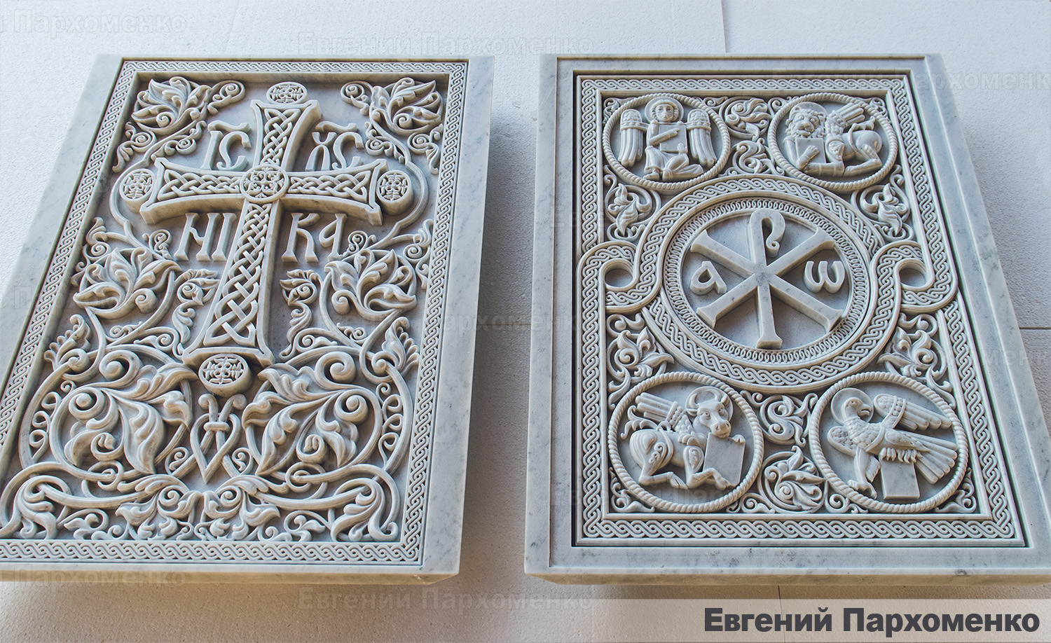 Византийские панно для мраморного престола в храм