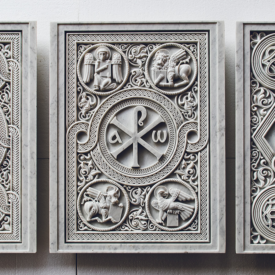 Резьба для мраморного престола